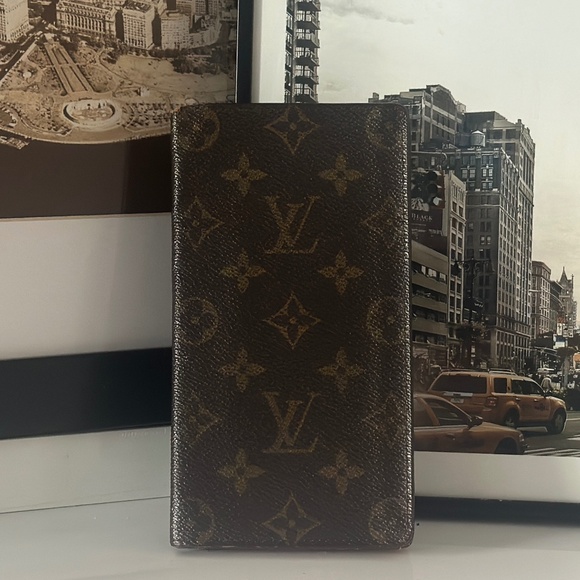 Louis Vuitton Vintage Monogram Pocket Agenda Wallet/Checkbook - Picture 1 of 3